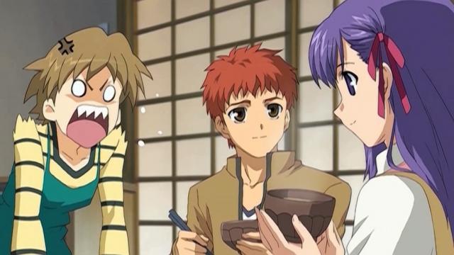 Vzteklá Fujimura, Shirou a Sakura