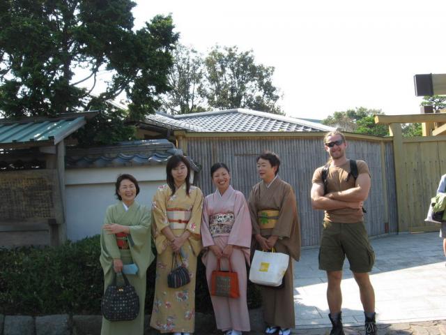 Japonky v kimonu