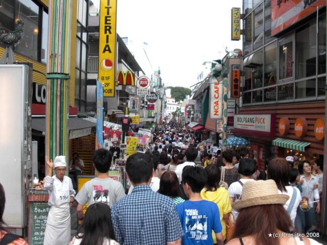 Haradžuku, ulice Takešita (原宿、竹下通り)